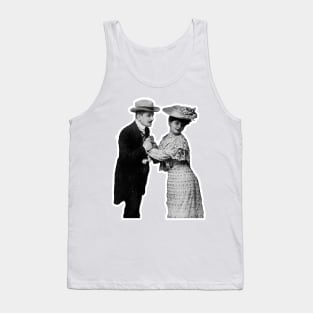 Romantic couple vintage valentine's day Tank Top